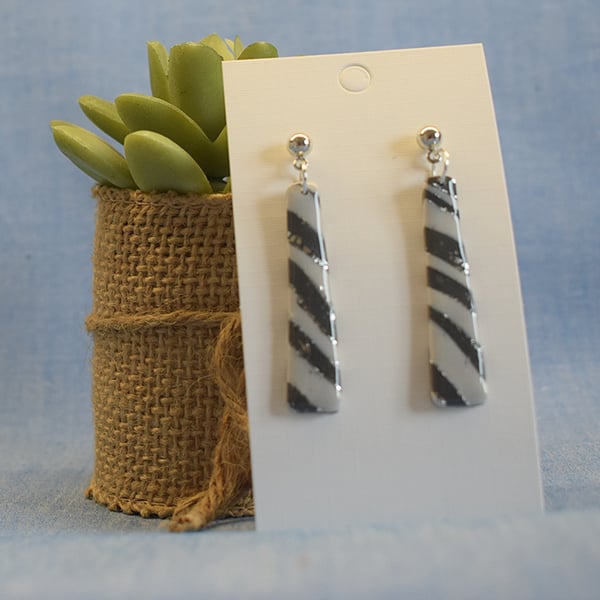 Minimalist Bar Drop Earrings