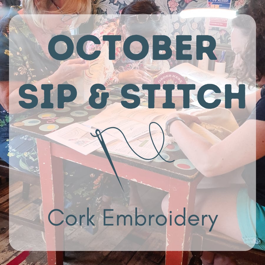 Sip & Stitch OCTOBER – Creative Workshop at Granello Lounge
