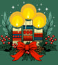 275 - Christmas Candles Festive Cross Stitch Pattern (PDF Counted Chart) - Image 4