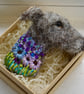 Needle Felted Lurcher Brooch - Image 5