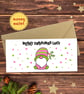 Christmas Gonk Money Wallet Card - cash gift, money envelope