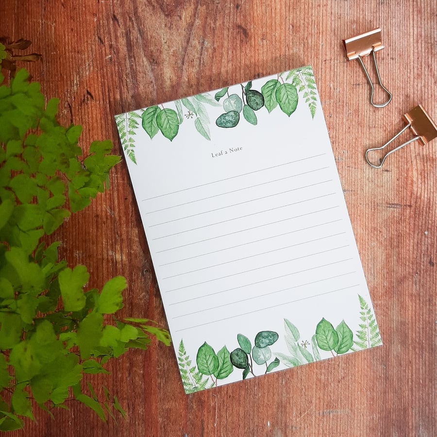 Leaf a Note Notepad