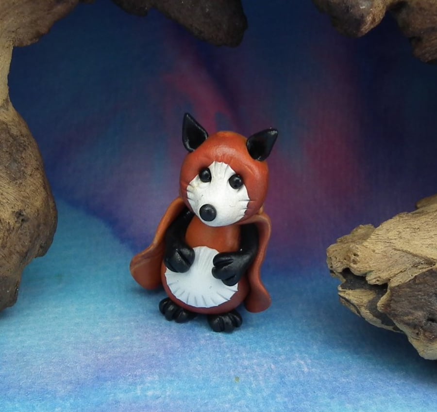 Fox Cub 'Flyn' OOAK Sculpt by Ann Galvin Gnome Village