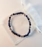 Blue Sodalite Bracelet With Silver Dragonflies - Handmade In Devon - Image 10