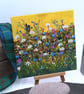 Original Scottish landscape painting - Airlie Monument - wildflowers - easel - Image 6