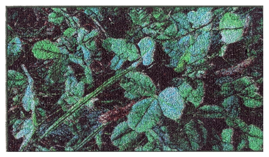 Embroidered Art - The Hedgerow II.  A beautiful work of art