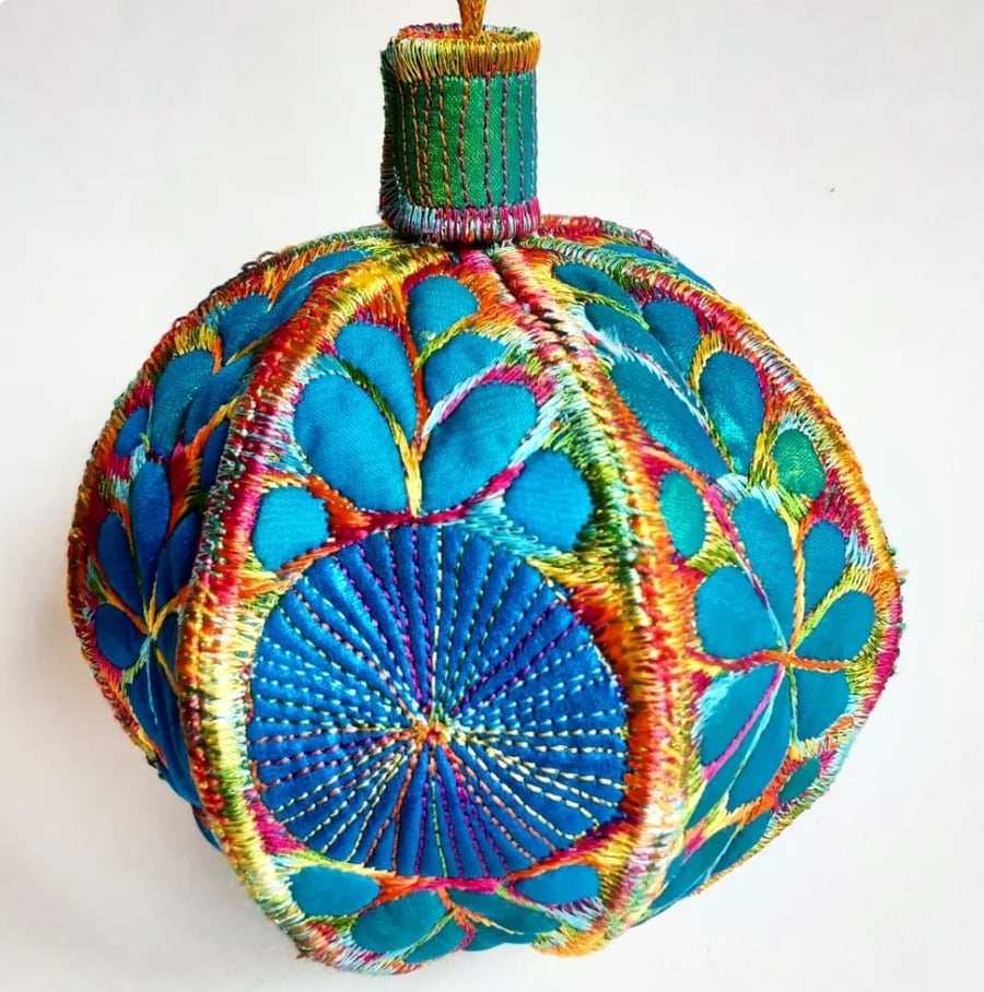 Christmas bauble Textile Hanging Decoration 