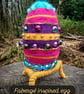 Beaded needle felt Fabergé style egg - Image 1