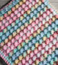 Handmade Crochet Doll Blanket Choice of Colours - Image 4