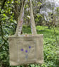 Beautiful and practical herringbone  weave shoulder or handbag. - Image 4