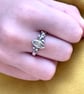Bee ring with cubic zirconia  - Image 2