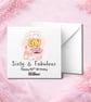  Personalised 60th Birthday card