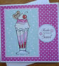 Ice Cream Sundae Card - Thanks for being so Sweet - Image 1