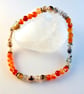 Carnelian And Dragon Vein Agate Bracelet - Handmade In Devon - Free UK P&P - Image 5