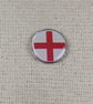 England Flag Pin - Large Resin Topped Pin Badge - English Flag Badge - Image 1