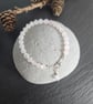 Pale Pink Rose Quartz and Sterling Silver Bracelet - Image 5