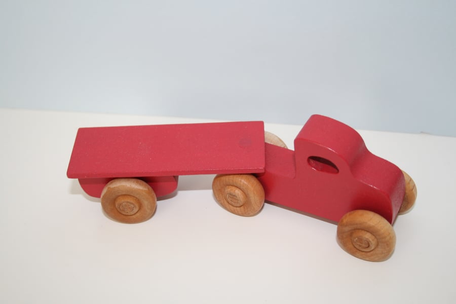 Handmade single car transporter