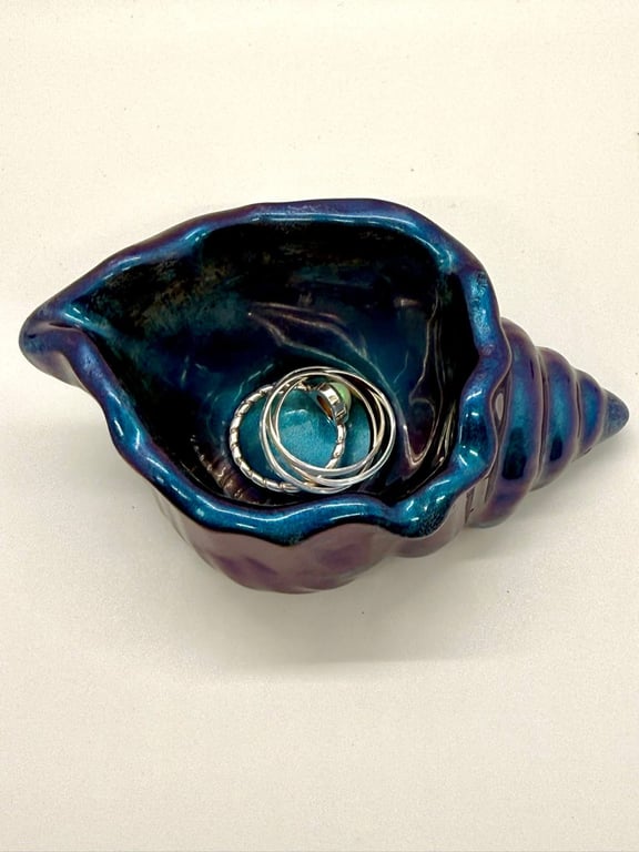 Resin - mermaid theme seashell trinket tray