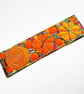 Craft Drop Bookmarks - Textile with Machine Embroidery Bookmark
