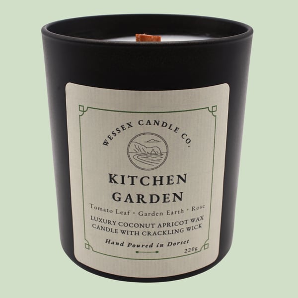 Tomato Leaf Candle - Kitchen Garden - Wooden Wick