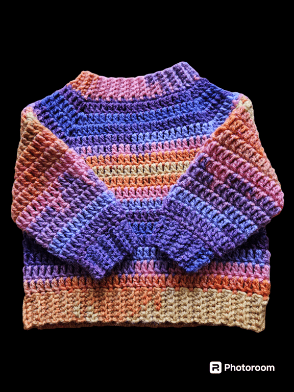 Crochet 0-3 months baby jumper