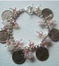  Valentine - Lucky Sixpence Charm Bracelet - Image 3