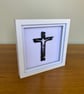 Religious Cross - Wood Silhouette Framed Art Pop Toy Films Home