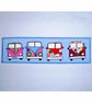 Fabric bookmark - Campervan - Image 1