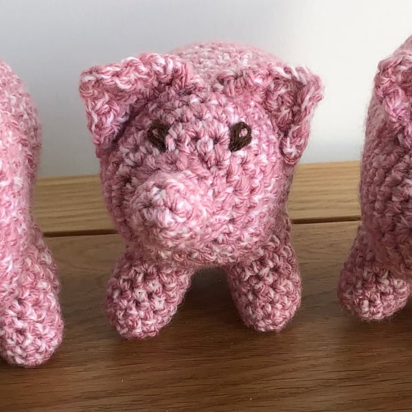 Crocheted Piglets