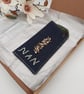 Glasses case for Nan in denim with bead cluster. - Image 8