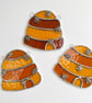 Stained Glass Beehive Suncatcher - Handmade Window Decoration - Mini Bee Cluster - Image 1