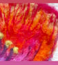 Hand Felted Oriental Poppy Textile Artwork  - Image 5
