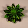 Green & Black Shamrock Brooch For St Patricks Day