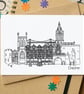 Chester Skyline Greetings Card - Image 1