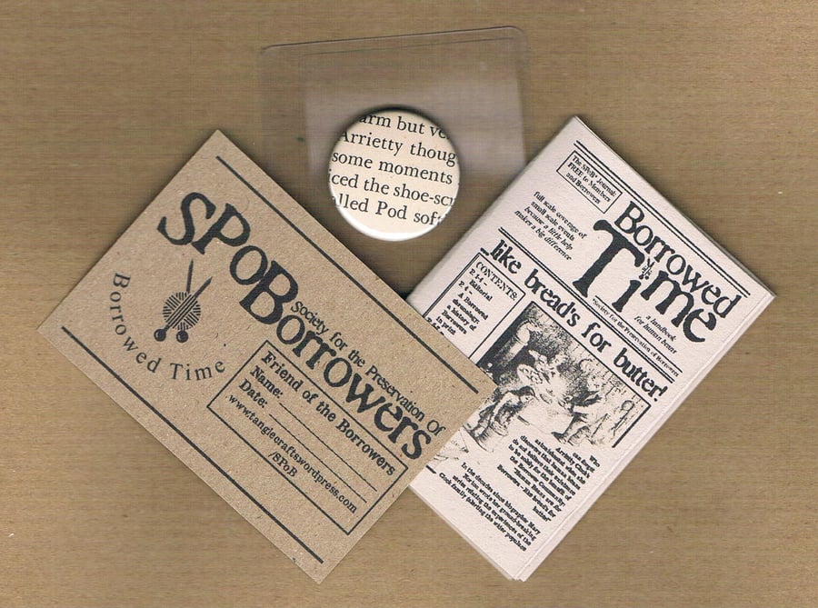 JOIN THE CLUB! Society for the Preservation of Borrowers Membership Packet
