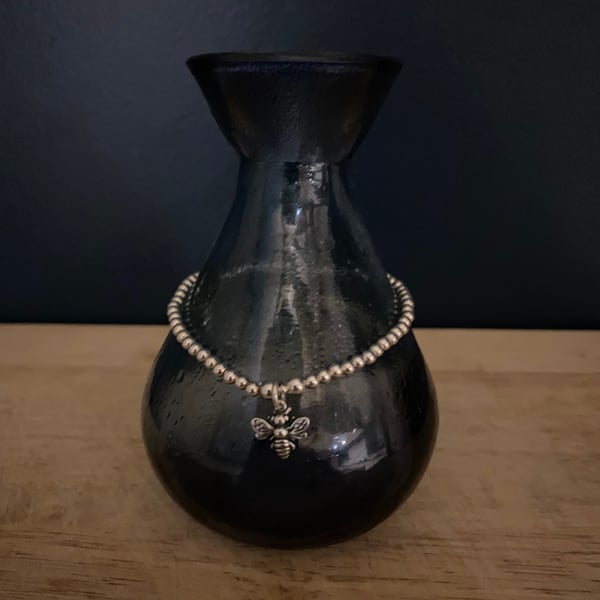  Sterling Silver Bee Bracelet (398)