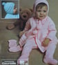 Vintage pattern hand knitted pram suits - Image 2