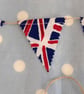 Union Jack  tiny mini bunting  - Image 2