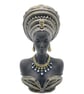African queen bust, black woman sculpture, two tone bronze figurine, 3d printed  - Image 7