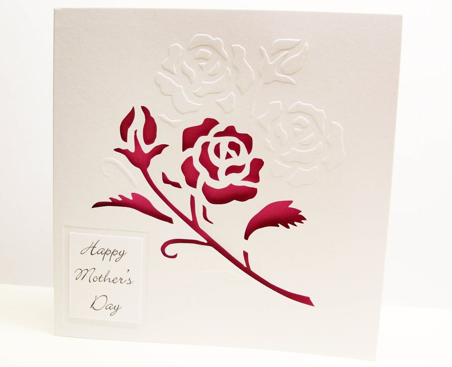 Mother's Day Card - Roses