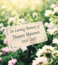 Memorial Tree Dedication Garden Marker Grave Plaque Temporary Grave Marker - Image 1