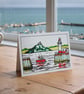 5 Cornish St Michael's Mount Cards – Handmade by Kerry Scane