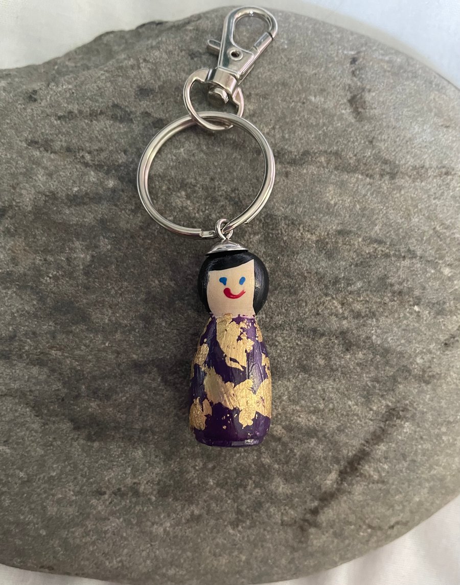Peg Doll Keyring