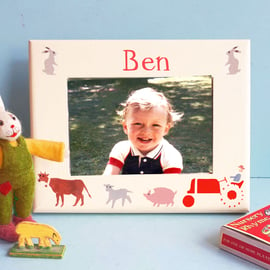 Farm Theme, Personalised Photo-Frame