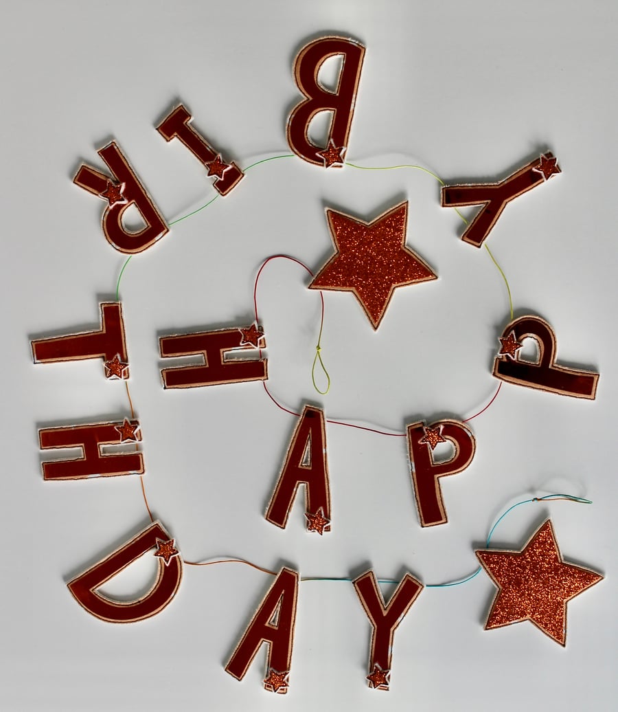 'Happy Birthday' Garland