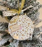Personalised Gold Star Bauble - Christmas Keepsake Decoration 