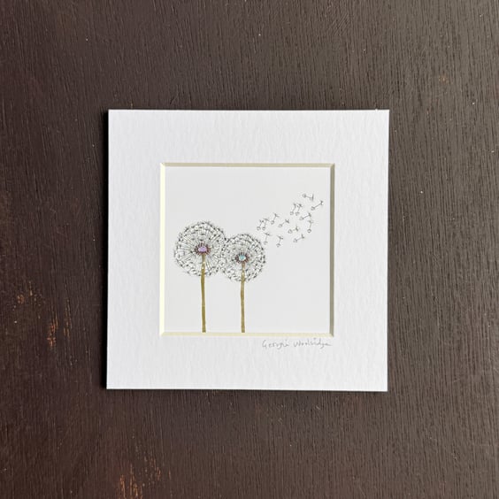 'Wish Couple' 5" x 5" Mounted Print