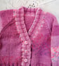 Classic Hand Knitted Cardigan for a Boy or Girl, Hand Knitted Aran Cardigan - Image 4