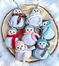 Felt Penguin Lucky Dip Ornament Handmade Christmas Decoration 