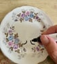 "Dreams can come true" vintage plate up cycled to wall art. - Image 3
